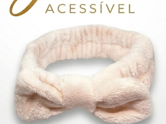Faixa de Cabelo Bege