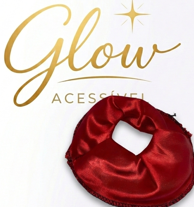 Rabicó de Cetim Vermelho