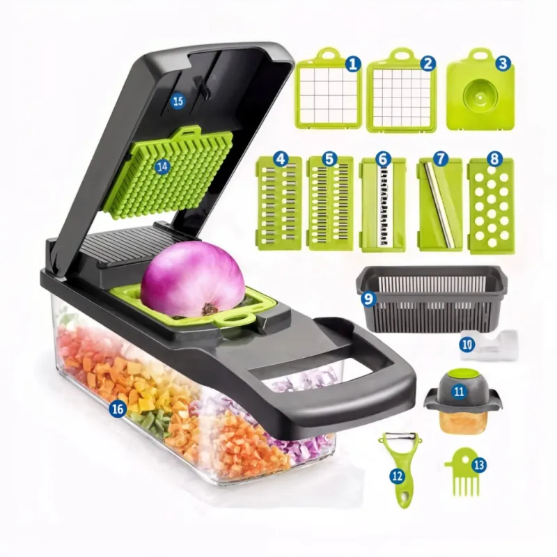Esse Cortador 16 em 1 Está Facilitando Muito o Preparo das Refeições