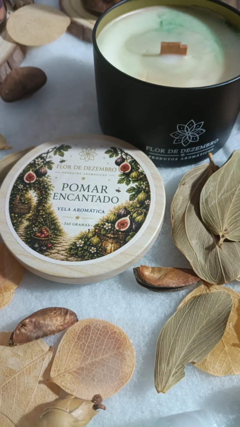 Vela aromatica 240gr Pomar encantado