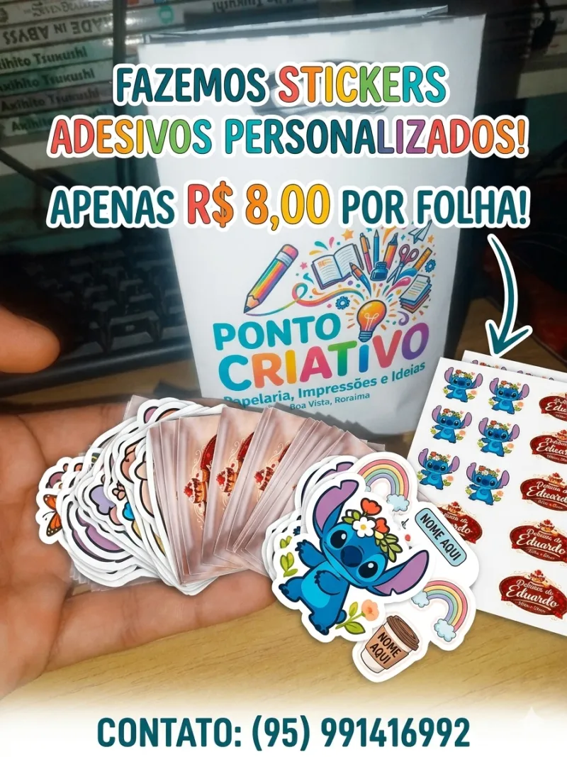 Stickers Adesivos Personalizados